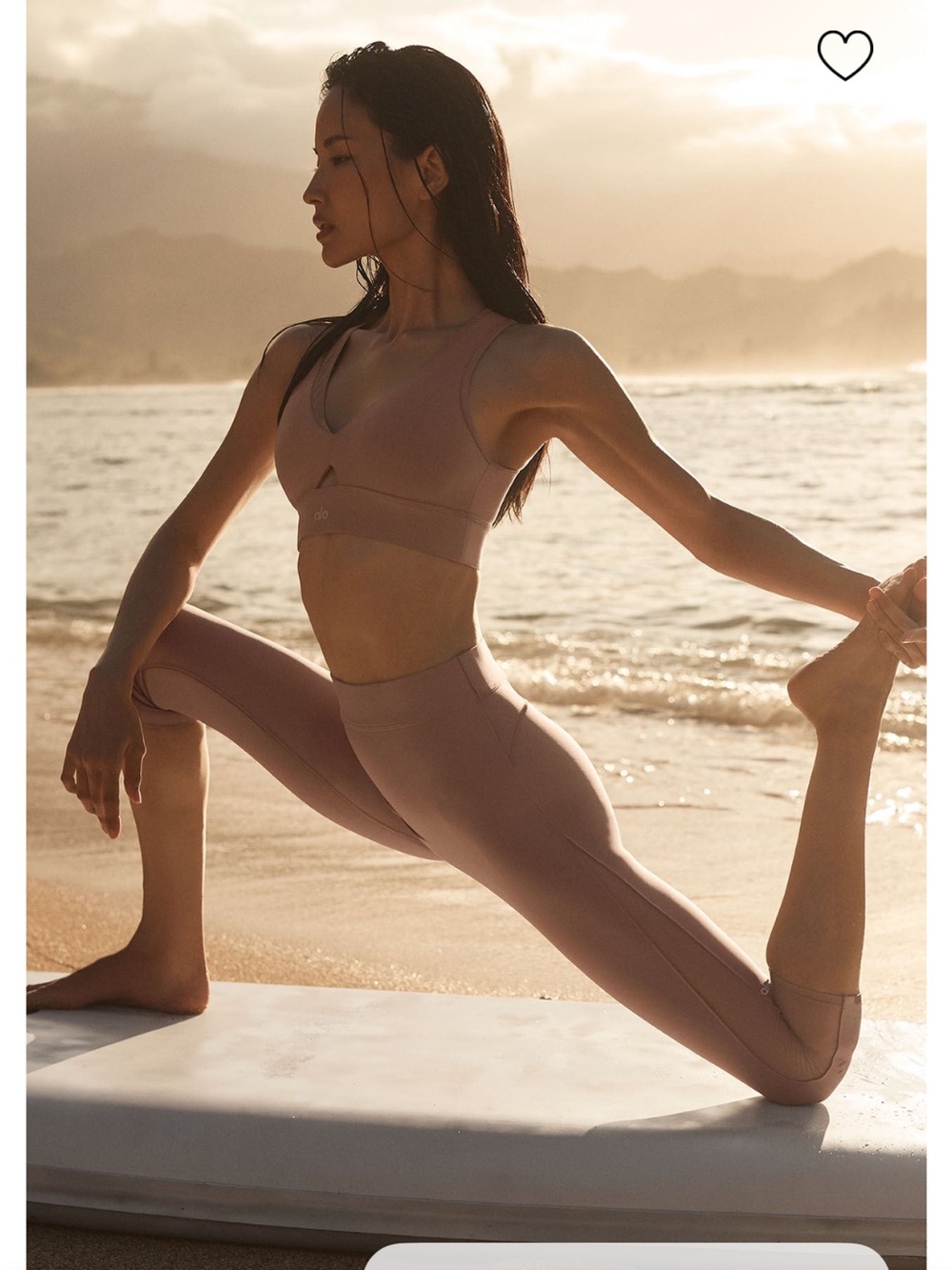 ALO Yoga legguins color taupe small